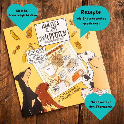 Anettes Rezepte fue 4 Pfoten