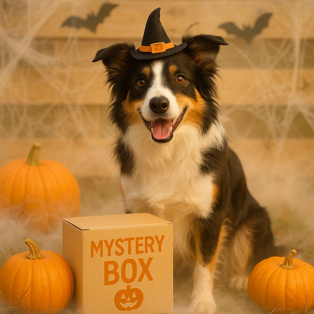 🎃 Halloween-Überraschungsbox – schaurig leckere Freude für Hunde