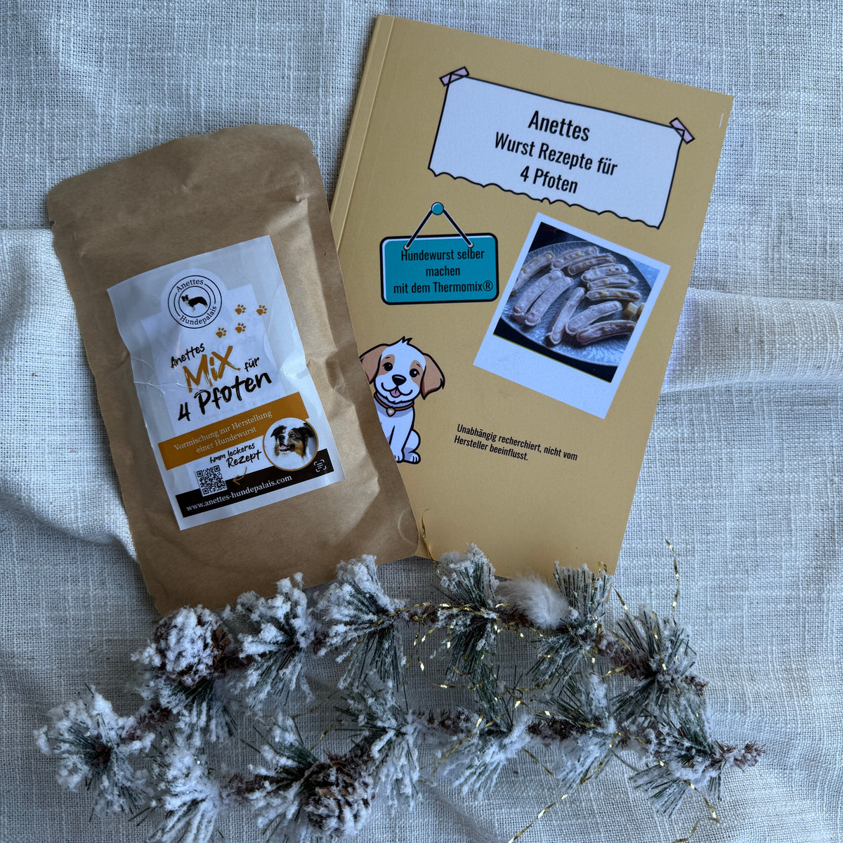 Hundewurst Starterset – Mix + Rezeptbuch | Anettes Hundepalais