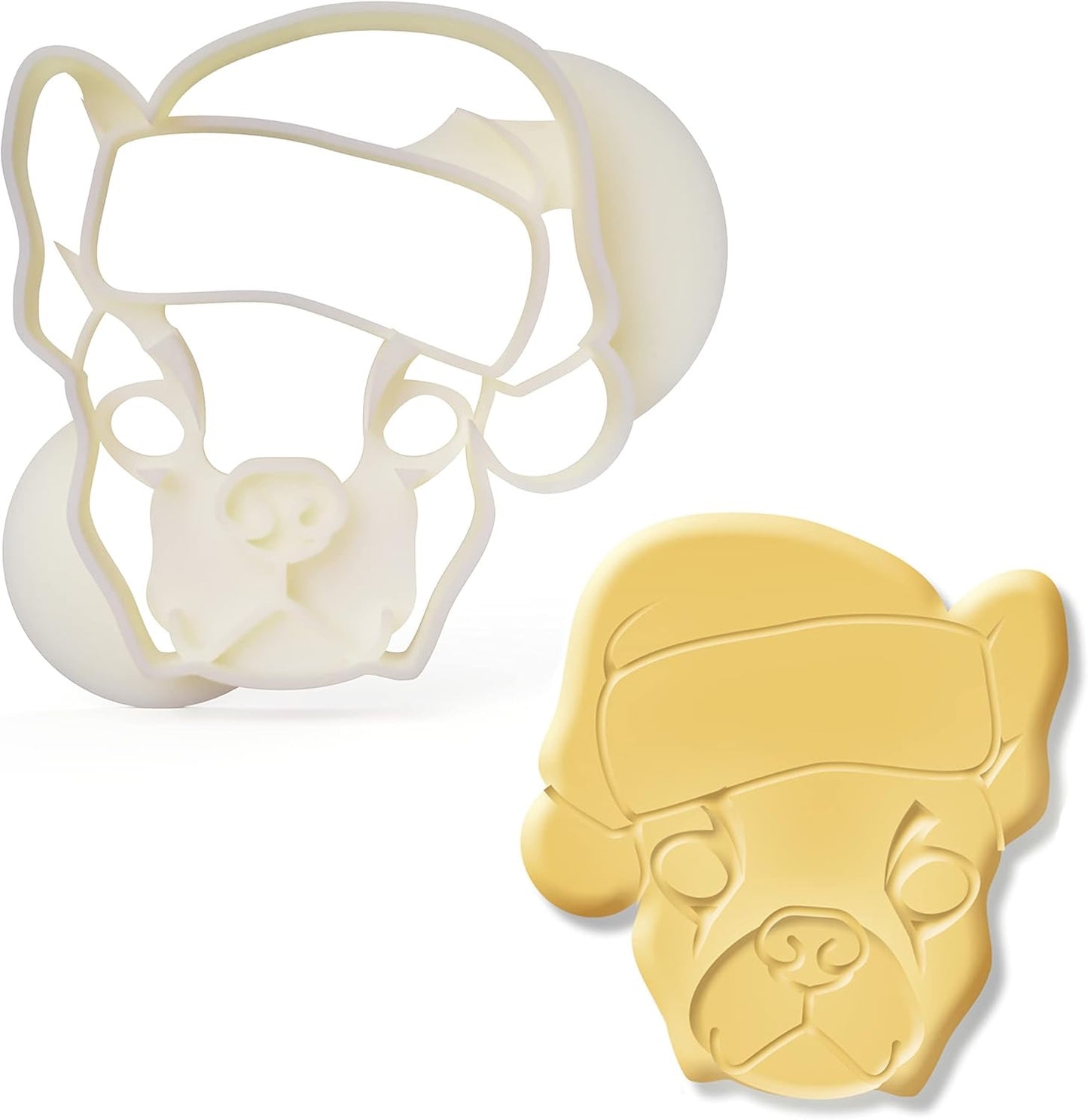 Mops Ausstecher – Weihnachts-Ausstechform für Hundekekse 🎅🐾