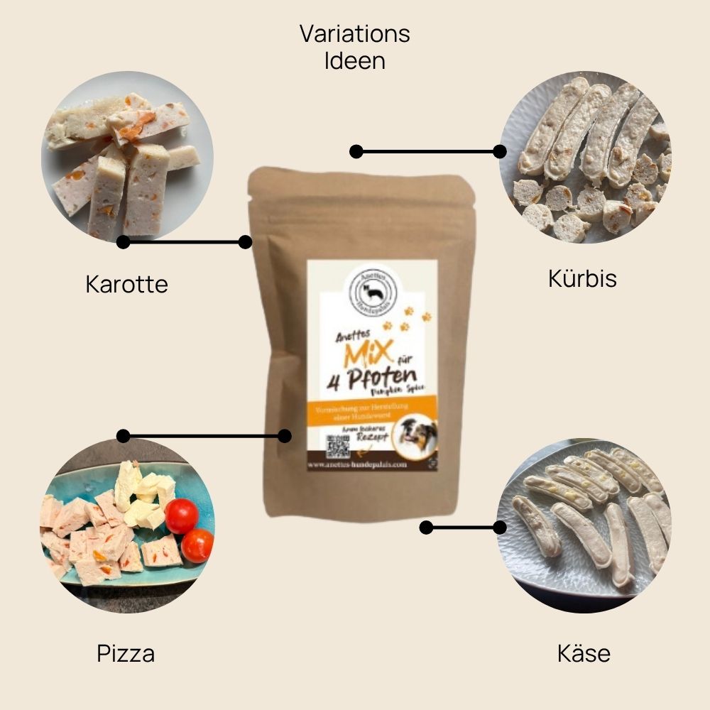 Bild von verschiedenen Hundewurst Variationen