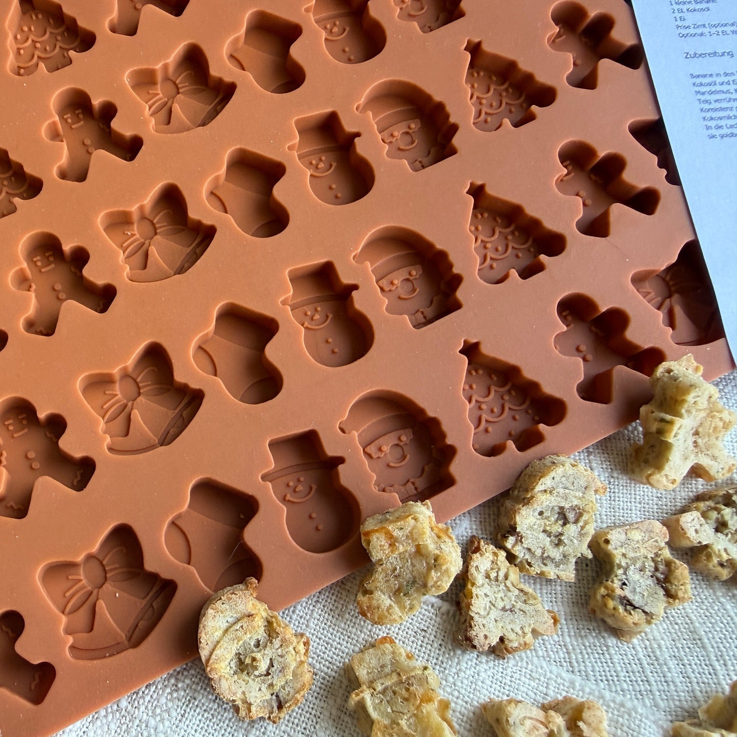 Leckerli matte mit Leckerli und Rezept
